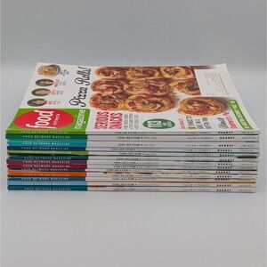 Food Network Magazine Lot 13 Issues 2016-2022 Recipes Ina Garten Bobby Flay